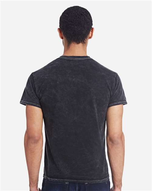 Unisex Mineral Wash T-Shirt - Mineral Black Back