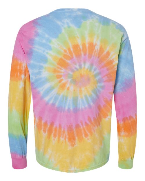Unisex Tie-Dyed Long Sleeve T-Shirt - Eternity Back