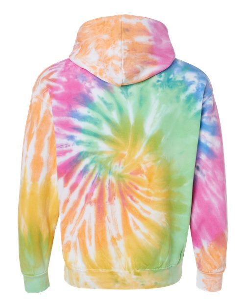 Unisex Tie-Dyed Hooded Sweatshirt - Eternity Back