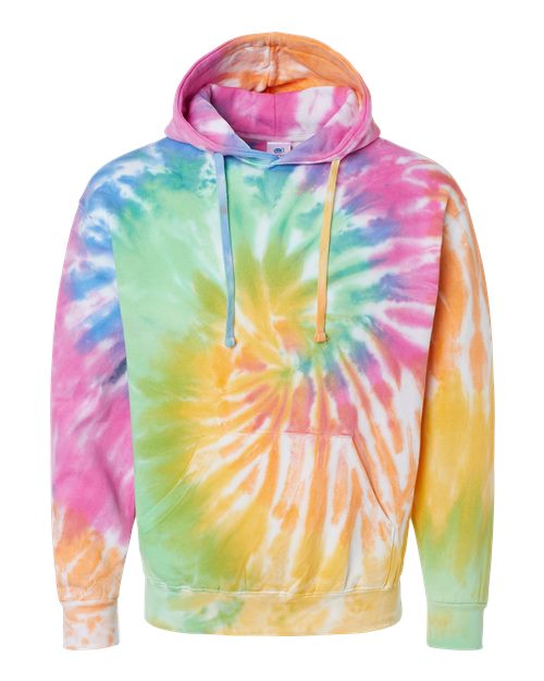 Unisex Tie-Dyed Hooded Sweatshirt - Eternity Front