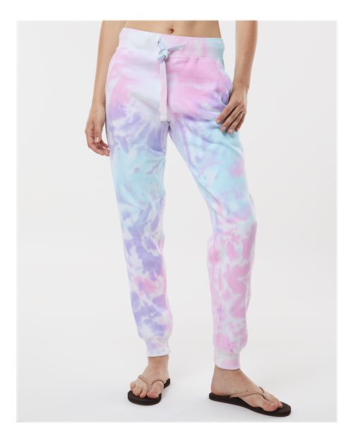 Colortone Unisex Tie-Dyed Joggers - Model Front