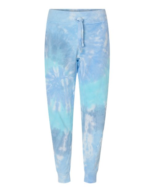 Unisex Tie-Dyed Joggers - Lagoon Front