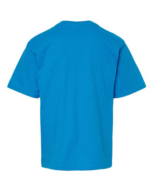 Youth Gold Soft Touch T-Shirt - Turquoise Back