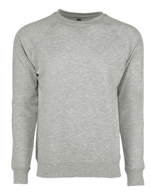 Unisex Laguna Raglan Crewneck Sweatshirt - Oatmeal Front