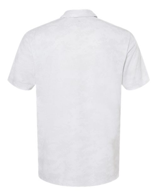 Men's All Over Camo Print Polo - White Back