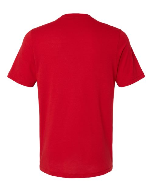 Men's Blended T-Shirt - Power Red Back