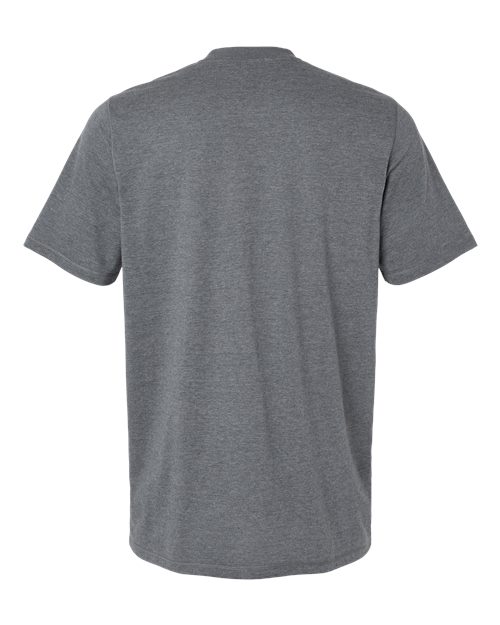Men's Blended T-Shirt - Dark Grey Heather Back
