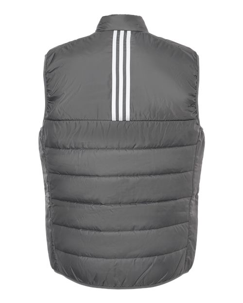 Men's Puffer Full-Zip Vest - Grey Five Back