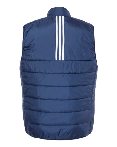 Men's Puffer Full-Zip Vest - Team Navy Blue Back