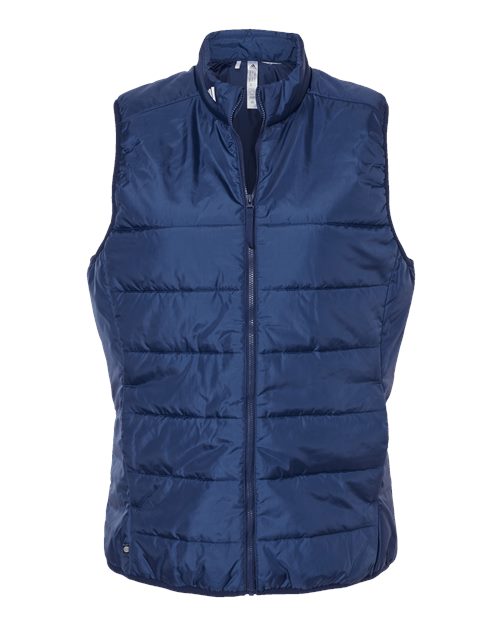 Women's Puffer Vest - Team Navy Blue Front