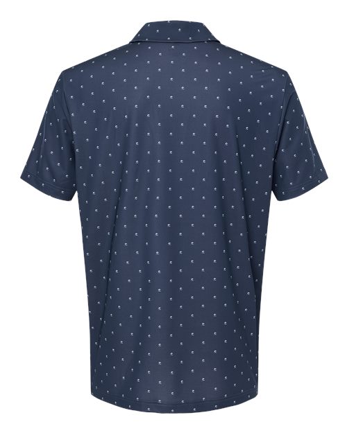 Men's Ultimate365 Pine Tree Polo - Collegiate Navy/ White Back