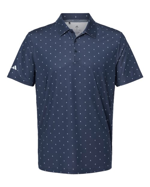 Men's Ultimate365 Pine Tree Polo - Collegiate Navy/ White Front