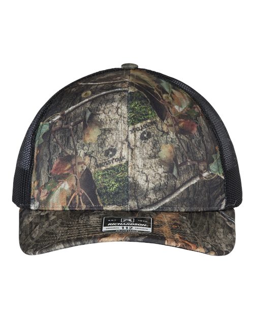 Printed Trucker Cap - Mossy Oak Country DNA/ Black Front