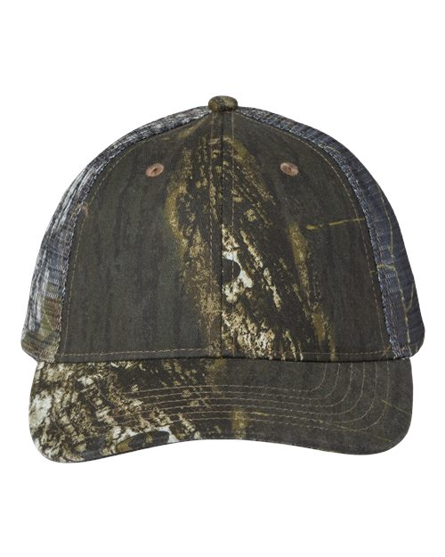 Licensed Camo Mesh Back Cap - Breakup/ Breakup Front