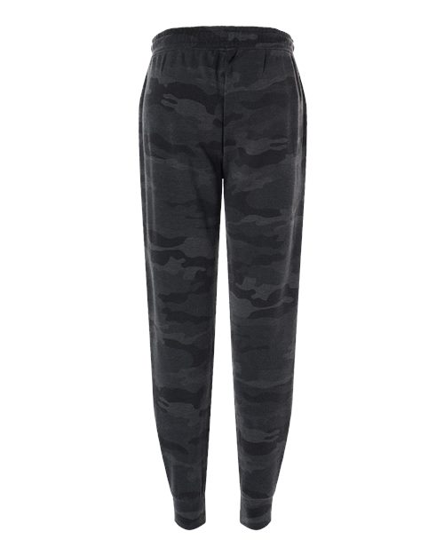 Women's California Wave Wash Sweatpants - Black Camo Heather Back