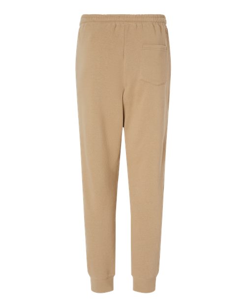Men's Midweight Fleece Sweatpants - Sandstone Back