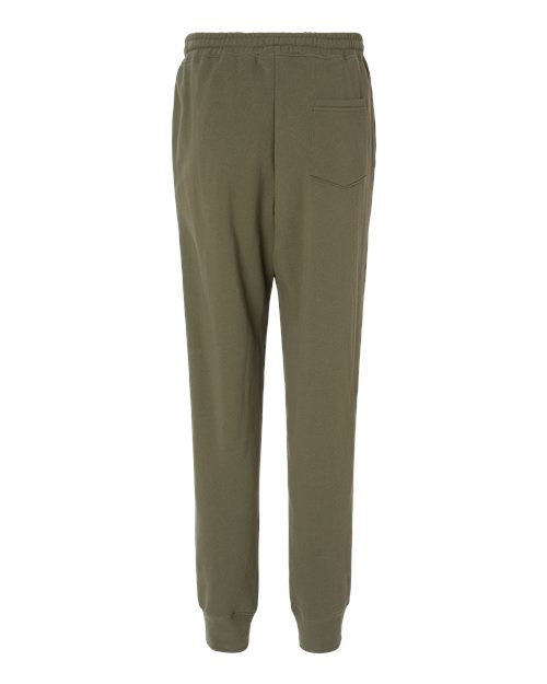 Men's Midweight Fleece Sweatpants - Army Back