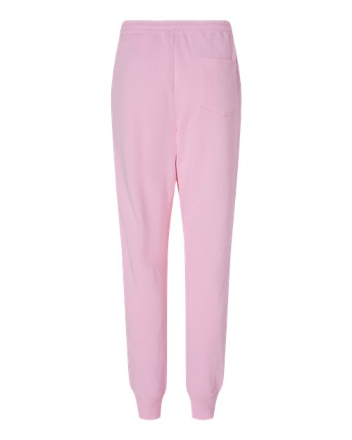 Men's Midweight Fleece Sweatpants - Light Pink Back