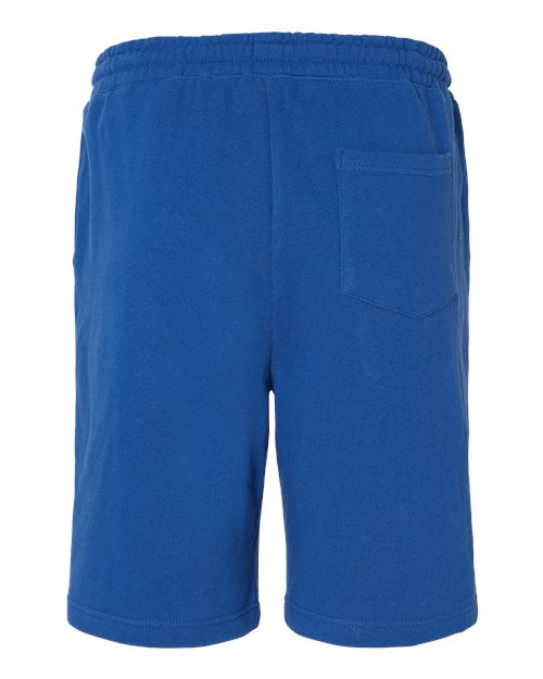 Men's Midweight Fleece Shorts - Royal Back
