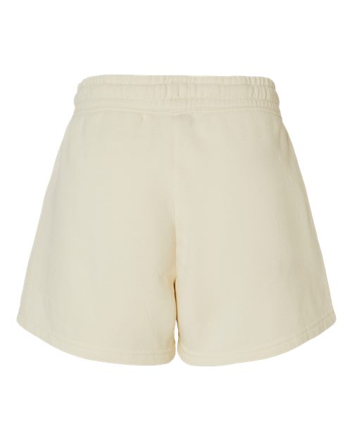 Women’s Lightweight California Wave Wash Fleece Shorts - Bone Back