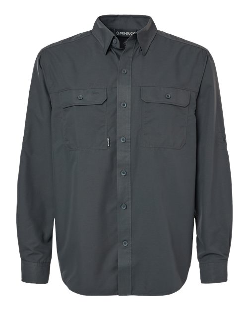 Men's Crossroad Woven Shirt - Charcoal Front