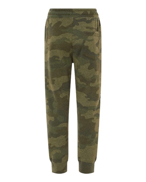 Youth Lightweight Special Blend Sweatpants - Forest Camo Heather Back