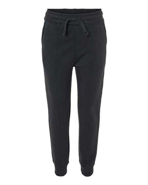 Independent Trading Co. Toddler Lightweight Special Blend Sweatpants - Black Front