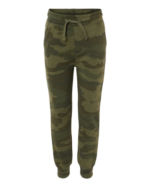 Toddler Lightweight Special Blend Sweatpants - Forest Camo Heather Front