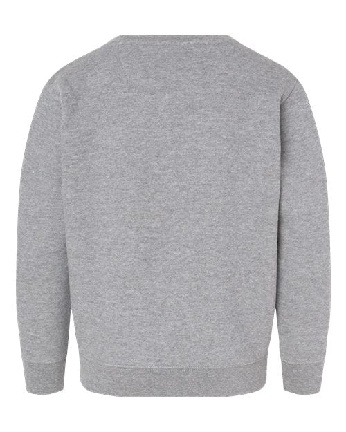 Youth Elevated Fleece Crewneck Sweatshirt - Heather Back
