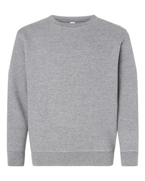 Youth Elevated Fleece Crewneck Sweatshirt - Heather Front