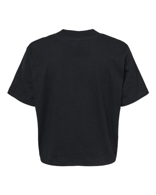 Women's Boxy Tee - Blended Black Back