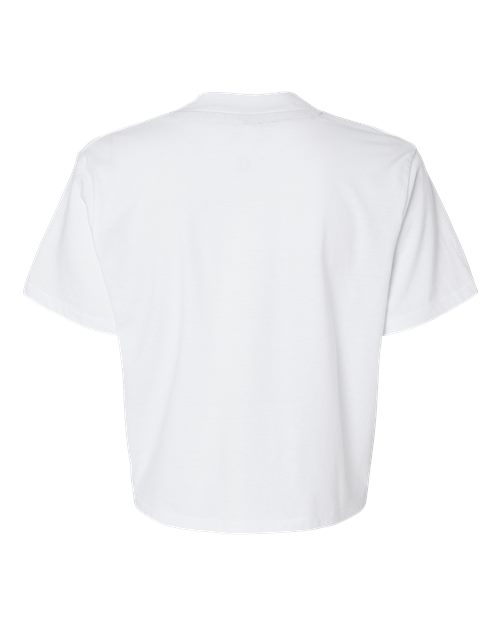 Women's Boxy Tee - Blended White Back