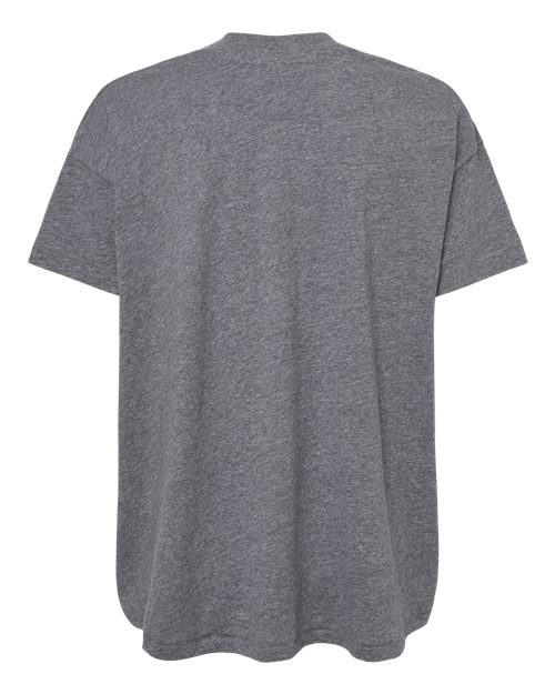 Women's Hi-Lo Tee - Granite Heather Back