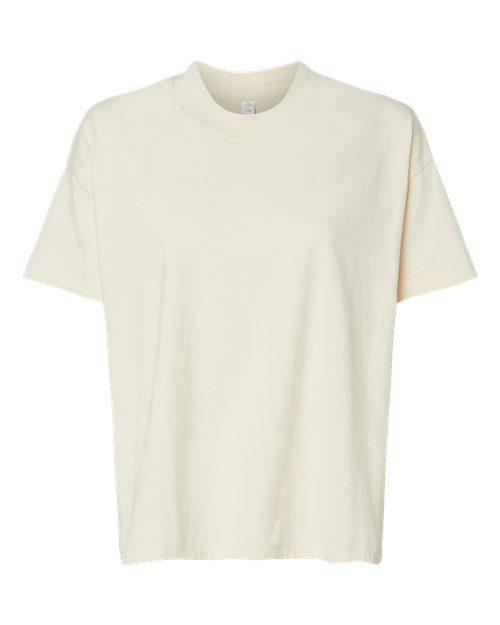 Women's Hi-Lo Tee - Natural Front