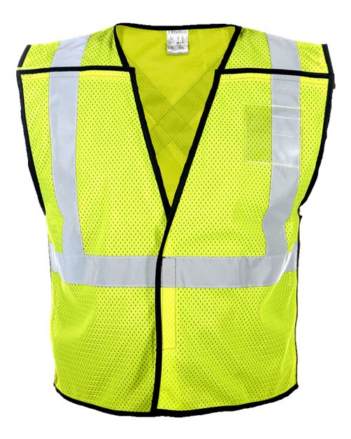 Unisex X-Back Breakaway Vest - Lime Front
