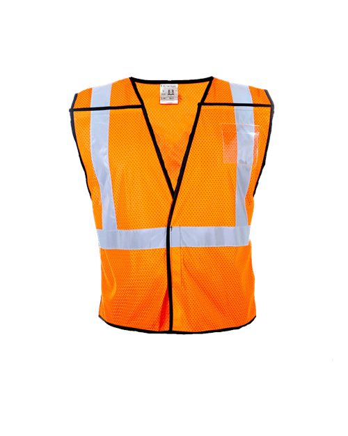 Unisex X-Back Breakaway Vest - Orange Front