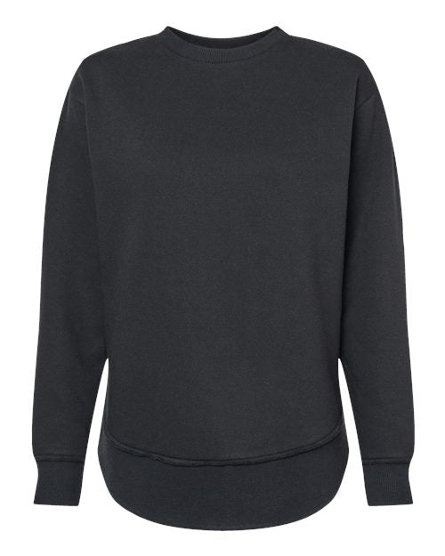 LAT Women's Weekend Crewneck Sweatshirt - Black Front
