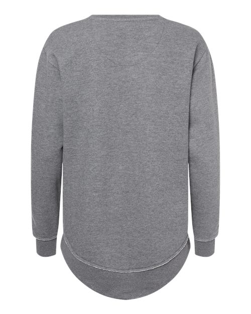 Women's Weekend Fleece Crewneck Sweatshirt - Granite Heather Back