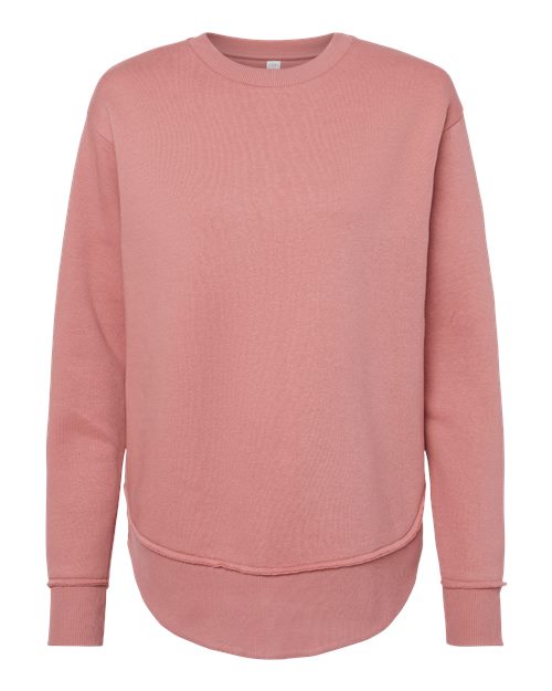 Women's Weekend Fleece Crewneck Sweatshirt - Mauvelous Front