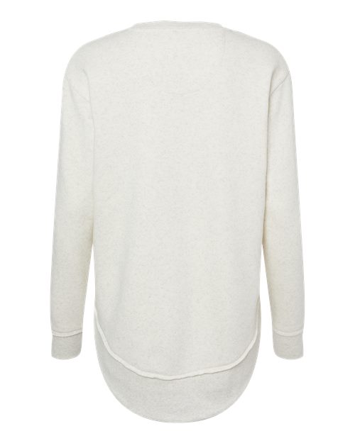 Women's Weekend Fleece Crewneck Sweatshirt - Natural Heather Back