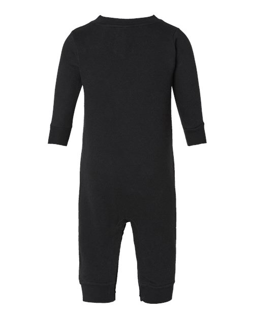 Infant Fleece One-Piece - Black Front