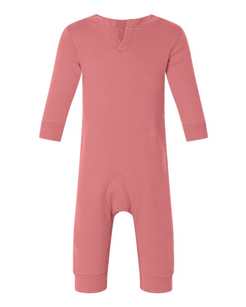 Infant Fleece One-Piece - Mauvelous Back