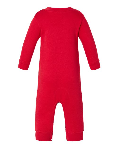 Infant Fleece One-Piece - Red Front
