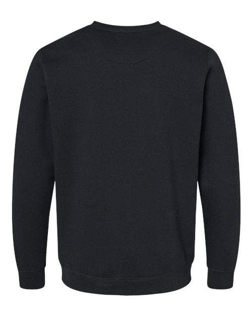 Unisex Elevated Fleece Crewneck Sweatshirt - Black Back