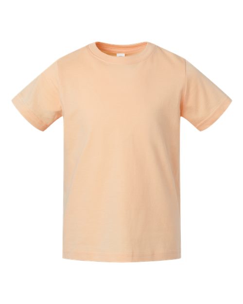 Toddler Fine Jersey Tee - Peachy Front
