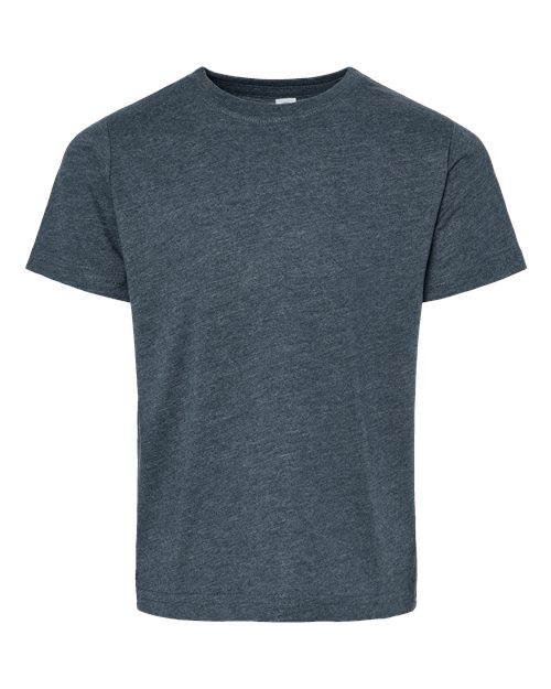 Toddler Fine Jersey Tee - Vintage Denim Front