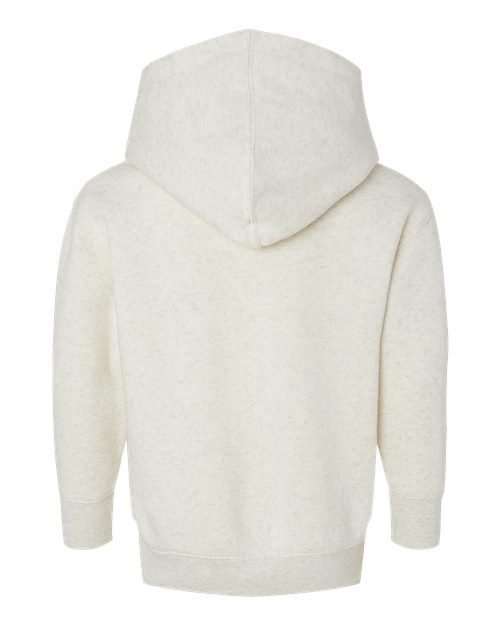 Toddler Pullover Fleece Hoodie - Natural Heather Back