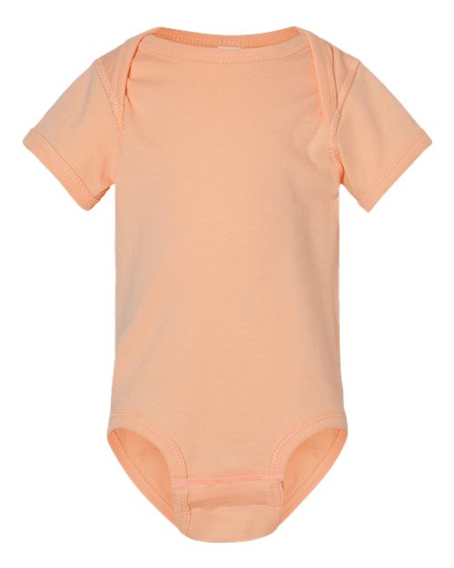 Infant Fine Jersey Bodysuit - Peachy Front