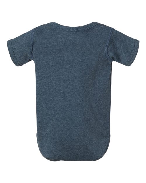 Infant Fine Jersey Bodysuit - Vintage Denim Back