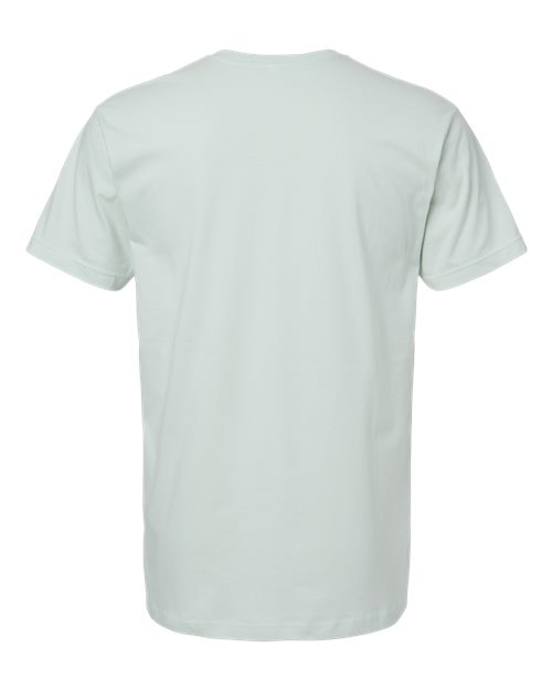 Unisex Fine Jersey Tee - Honeydew Back